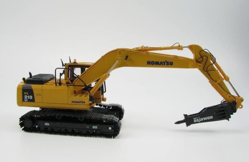 1/50 コマツ PC210LC -11 with hammer drill-